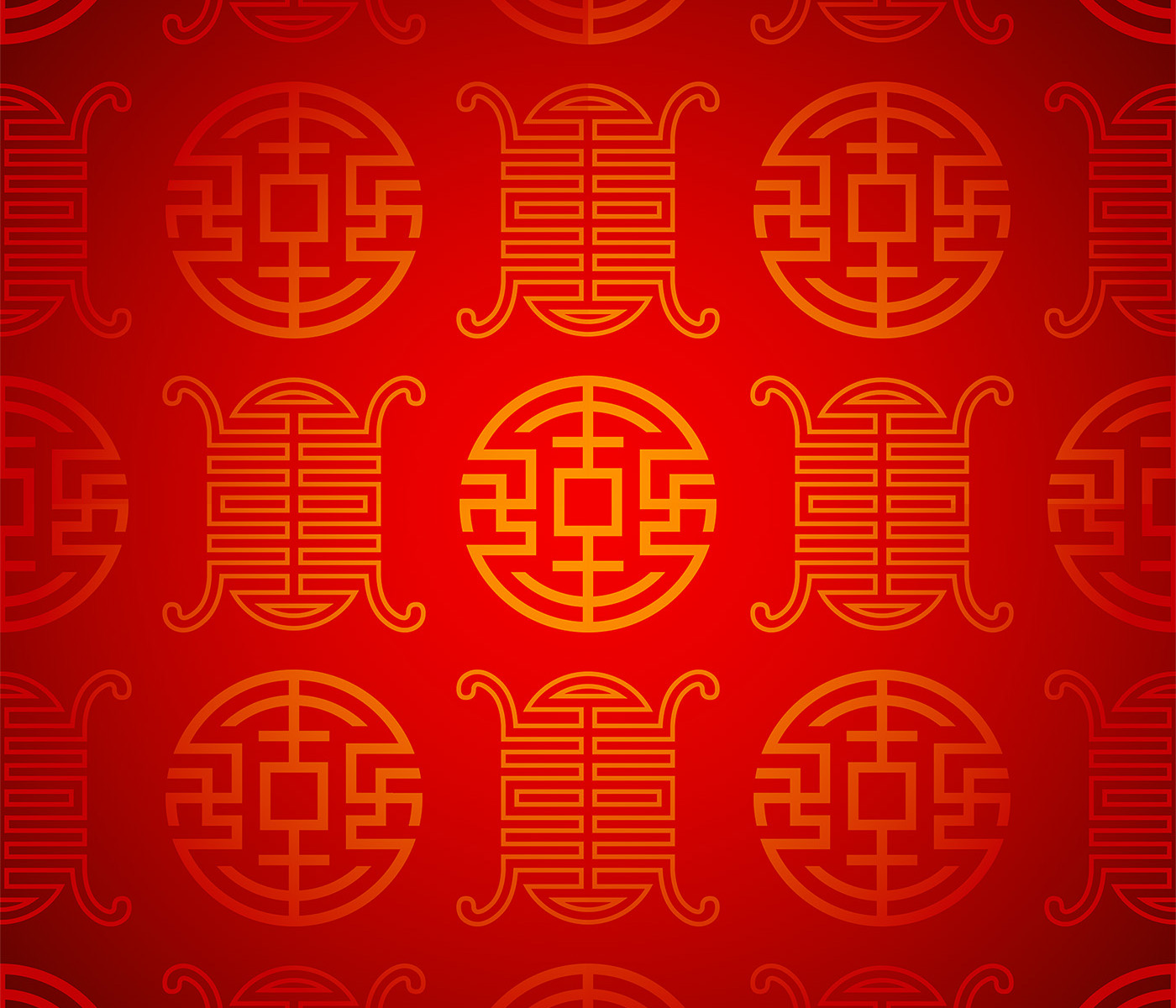 Motivo simétrico oriental Sahngri La Feng Shui